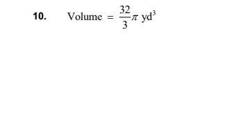 Find the radius of the sphere with the given volume. (15 points) volume= 32/3 times-example-1