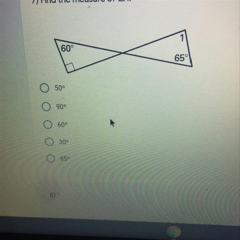 Find the measure of angle 1-example-1