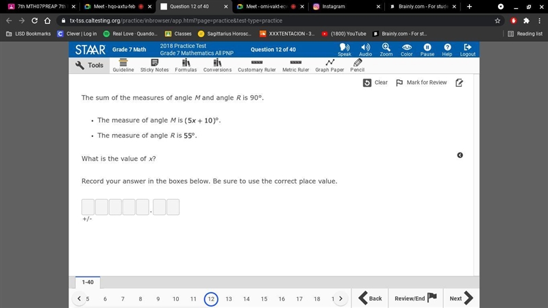 What is the vaule of x ?-example-1