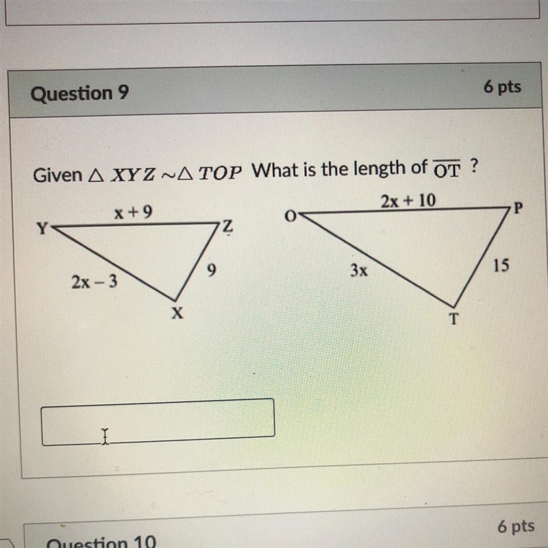 NEED HELP ASAP!!!!! What is the length of OT?-example-1