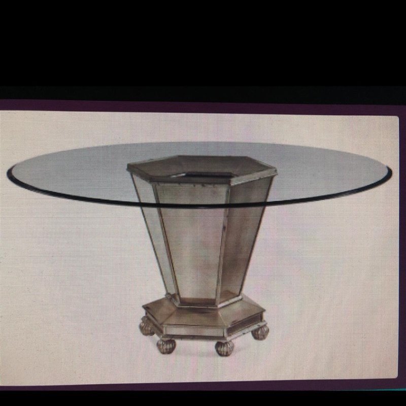 Shrings dining room table is round and has a radius of 4.5 feet. What is the tabletops-example-1