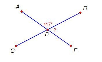 What is the measure of ∠DBE?-example-1