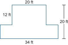 Austin is helping his mom stain their wooden deck shown in the diagram below. Part-example-1