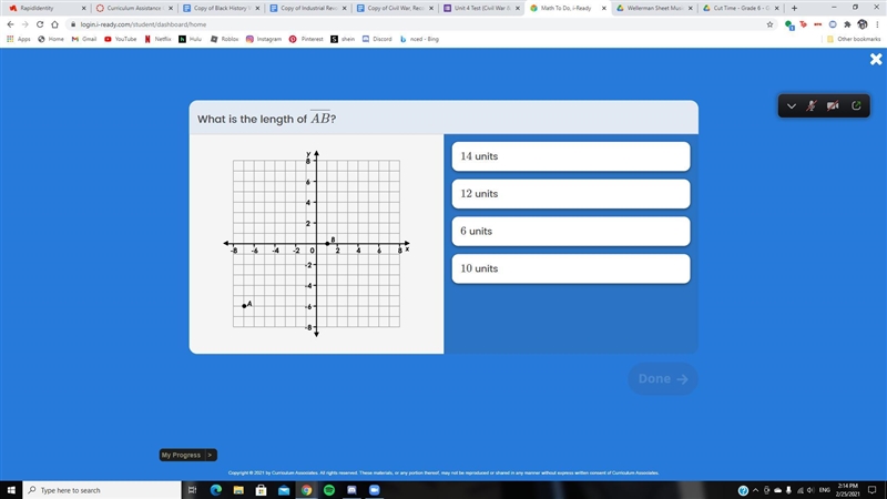 What is the length of AB-example-1