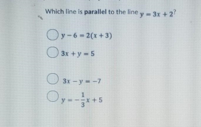 Which line is parallel ​-example-1