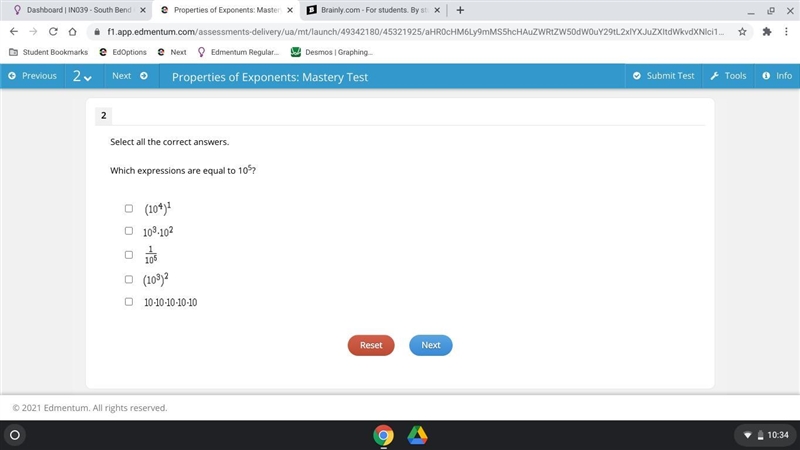 Which expressions are equal to 105?-example-1