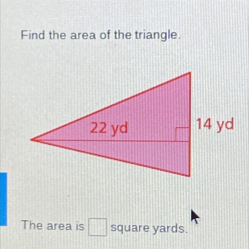 Find the area of the triangle-example-1