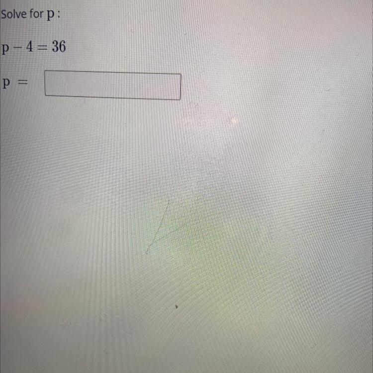 Solve for p : p-4 -136 p=-example-1