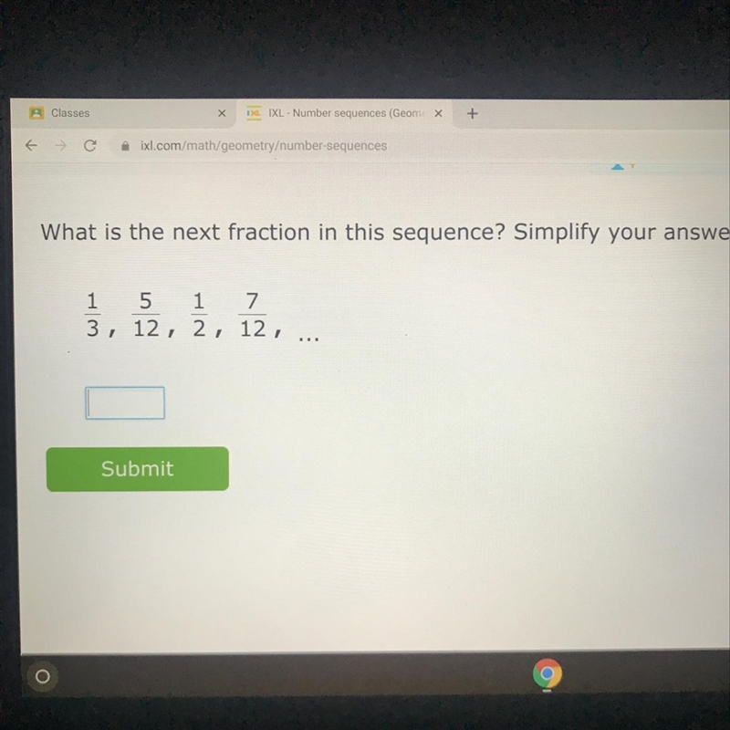 What is the next fraction in this sequence simplify the answer-example-1