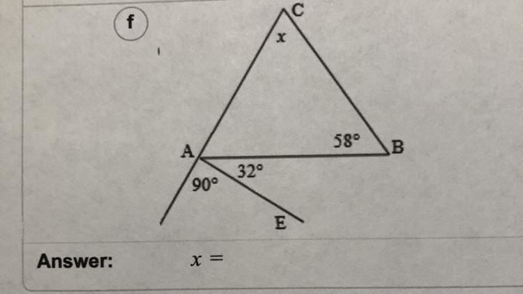 Find the value of x in each case-example-1