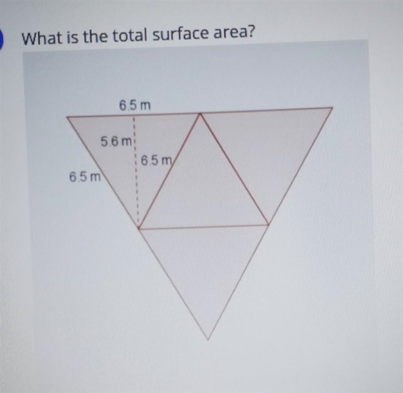 HELP ME 7th grade math What is the total surface area someone please answer! ​-example-1