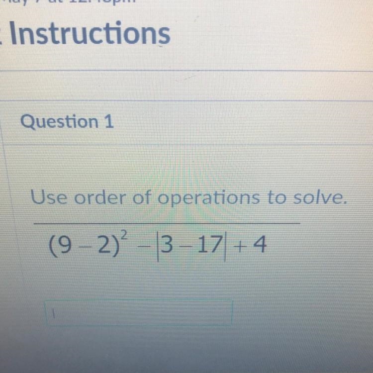 Order of operation help help help I have 10 min on the timer left!!! NO LINKS!!!!!!-example-1