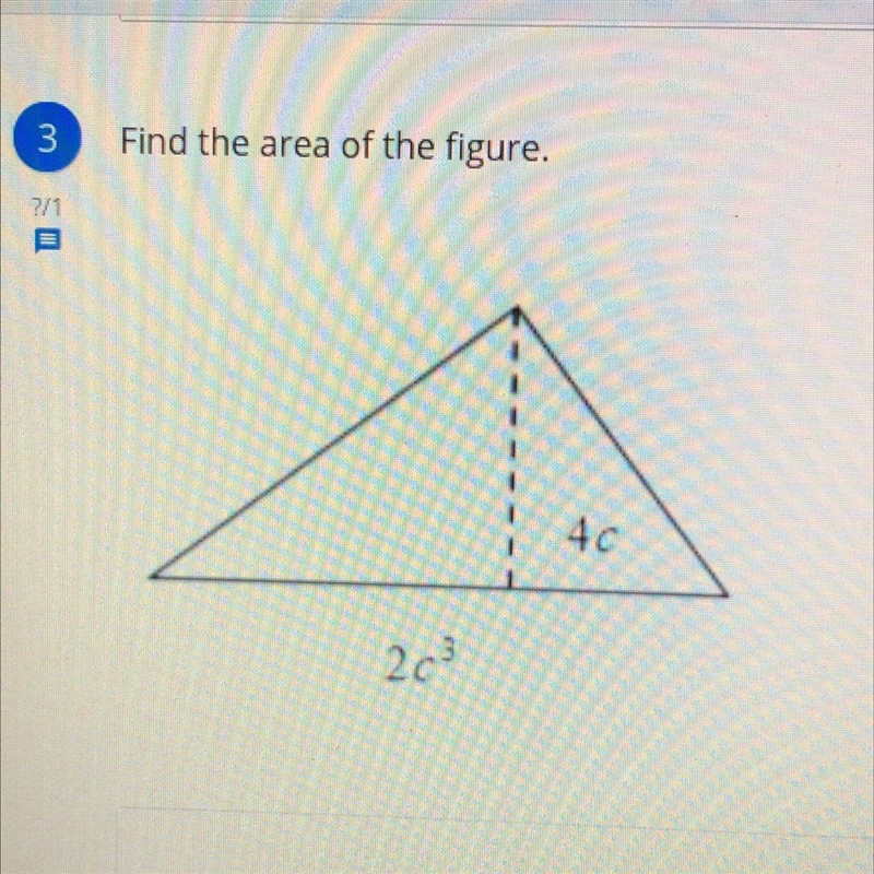 What’s the area of the fingure for a brianlist ??!-example-1