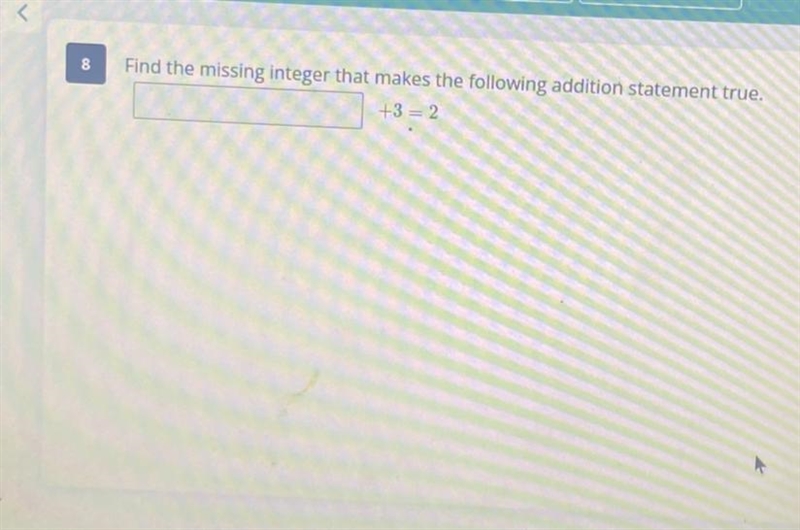 What is the missing integer?-example-1