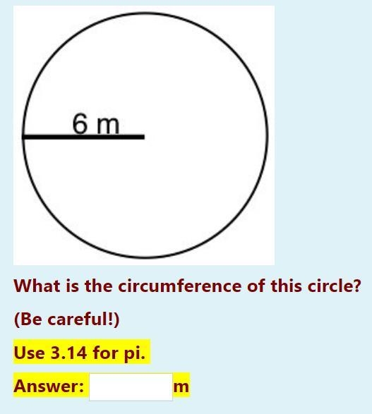 What is the circumference of this circle?-example-1