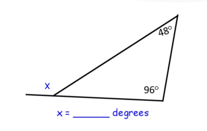 Help. how do I solve this. it is an exterior triangle.-example-1