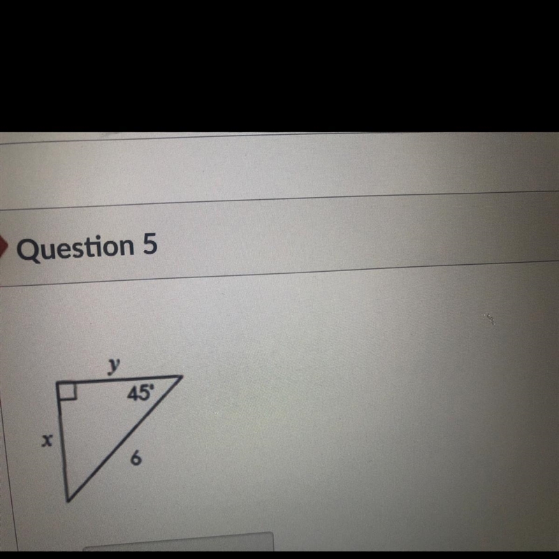 45 45 90 This question is using the 45 45 90 rule can someone help-example-1