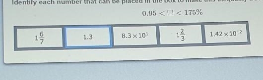 Directions: Select all the correct answers. Identify each number that can be placed-example-1