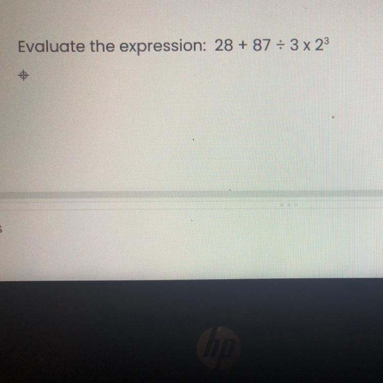 Evaluate the expression: 28 + 87 = 3 x 23-example-1