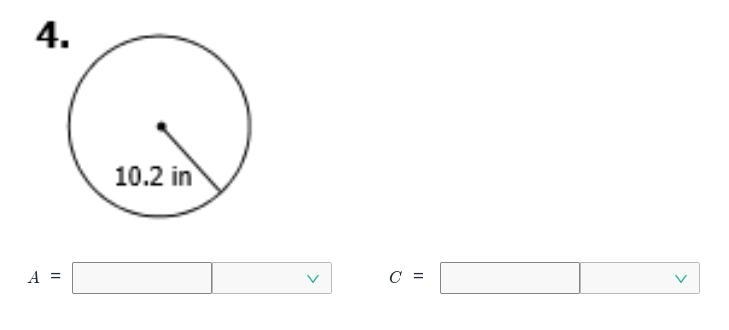 Find the area and circumference of the circle. Round any answer to the nearest hundredth-example-1