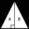 Triangles A and B are congruent. Area of A = 90 units2 Area of B = units2 30 90 45-example-1