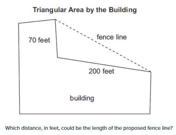 The mayor of a town proposes to fence off a triangular area of a building that includes-example-1