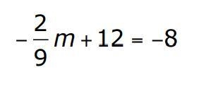 Solve for m: To figure out how they got the answer , they got.-example-1