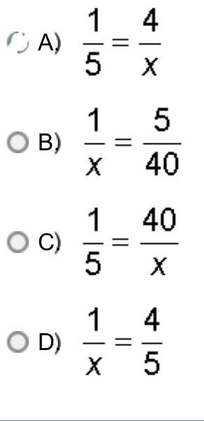 Which proportion would you use to solve the following problem? A map has a scale of-example-1