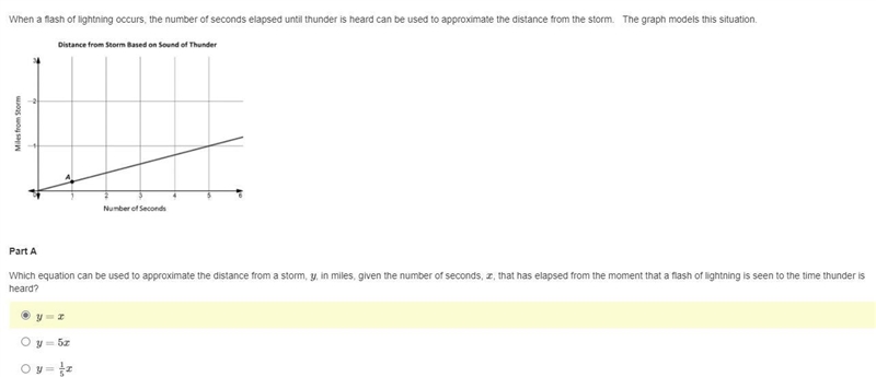 When a flash of lightning occurs, the number of seconds elapsed until thunder is heard-example-1