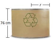 Find the missing dimension of the cylinder. Round your answer to the nearest whole-example-1