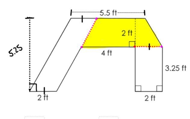 Pls help I'm confused on this!!!! (Composite Figures) Greg is replacing a countertop-example-1