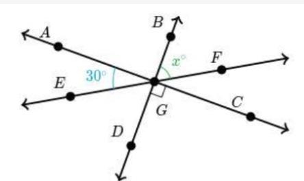 What is the measure of ∠AGB?-example-1