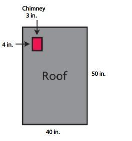 Ed is building a model of a house with a flat roof, as shown in the diagram. There-example-1