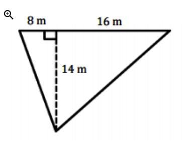 Calculate the area of each shape below. Figures are not drawn to scale.-example-1