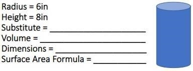 HELP PLZ PLZ ASAP cylinder stuff and my techer gave me this = 2(PI)rh+(PI)r^2-example-1