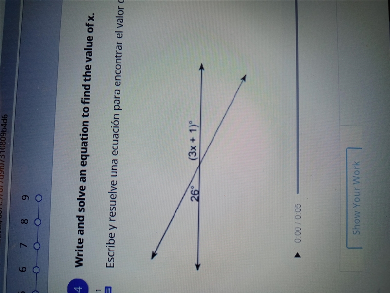 Write and solve an equation to find the value of x can someone please help me serious-example-1