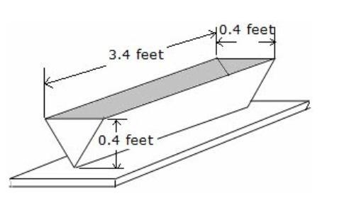 Mrs. Williams is going to plant flowers in a flowerbed like the one shown below Mrs-example-1