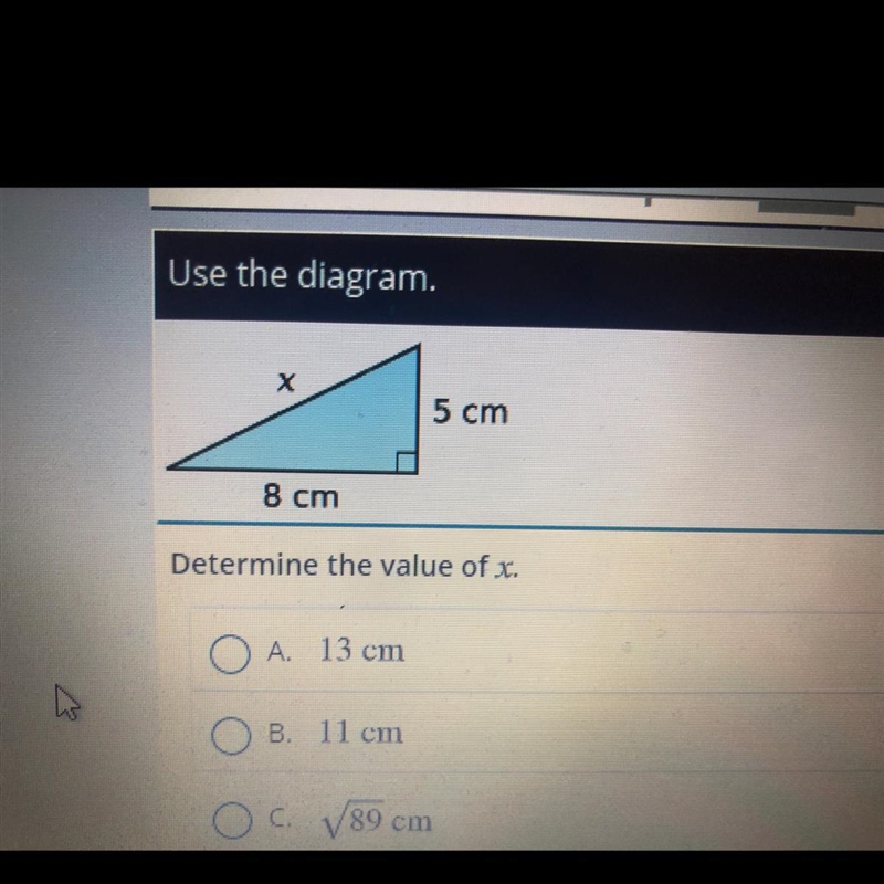 Determine the value of x-example-1