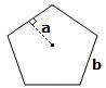 Find the area of the regular pentagon below by using the area formula for triangles-example-1