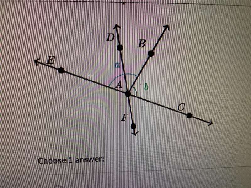 Is this supplementary, Complementary, a vertical angle, or none of the the above?-example-1