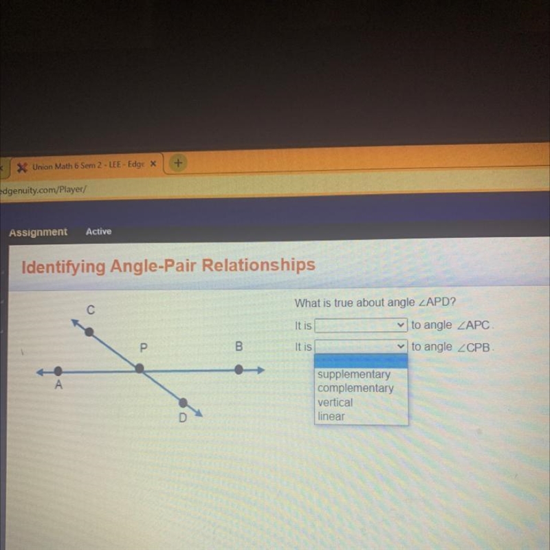 Pls help the answer choices is the same for both of them questions so Supplementary-example-1