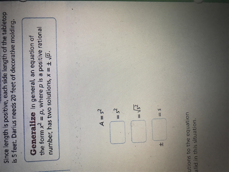 Generalize in general, an equation of the form x^2=p, where p is a positive rational-example-1