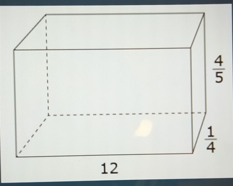 Find the volume of the rectangular prism in the picture A. 48/5 units^3 B. 2 and 2/5 units-example-1