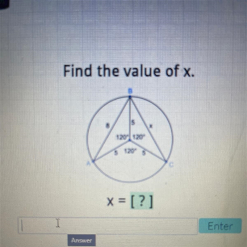 Find the value of x.-example-1