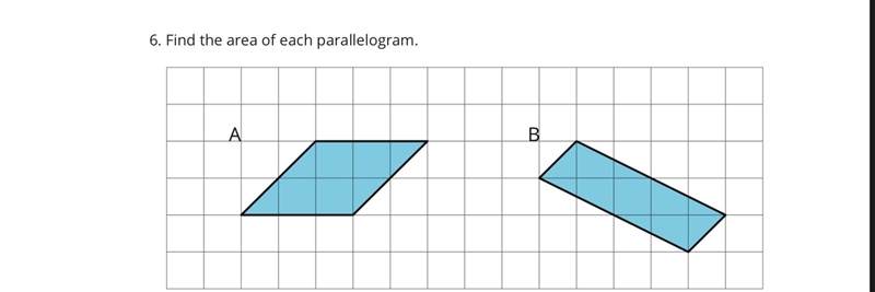 Find the area of each parallelogram.-example-1