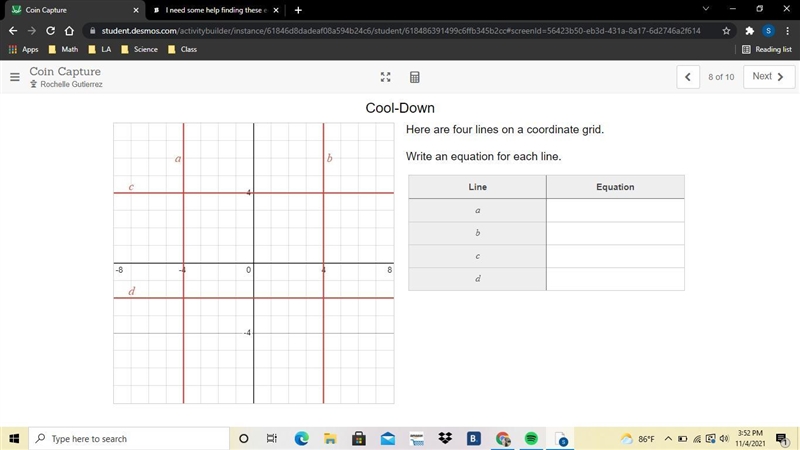 How should I write an equation for these lines?!?!?-example-1