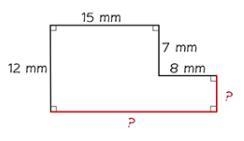 What is the perimeter of the object (Hint: some numbers are missing)-example-1