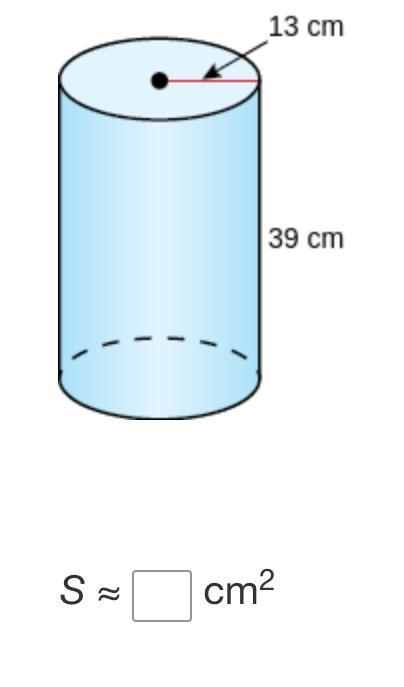 Find the surface area of the cylinder-example-1