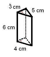 How much paper will be needed to cover the triangular prism shown? A. 84 in2 B. 86 in-example-1