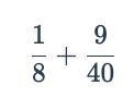 Evaluate the expression shown below and write your answer as a fraction in simplest-example-1